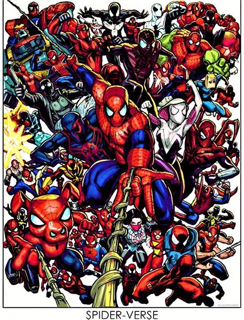 all types spider man|all different versions of spider.